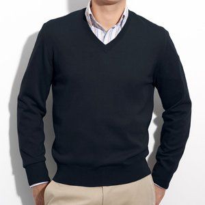 Men's Uniqlo V Neck Wool Sweater